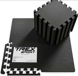Мат-пазл EVA 1см Trex Sport TX-010PM - 24 частин чорний 5902308233225 фото
