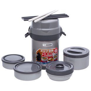 Набір для ланча Zojirushi SL-JAF14SA 1.23 л сріблястий SL-JAF14SA фото