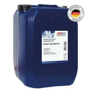 Трансмісійне масло EuroLub Gear Uni SAE 80W-90 20л 365020 фото