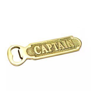 Відкривачка для пляшок бронзова Captain (14х4,5х0,3 см) золотистий (DN26582) DN26582 фото