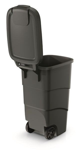 Бак для сміття Prosperplast Wheeler 90 л, антрацит 5905197463308 фото