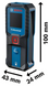Лазерний далекомір Bosch Professional GLM 25-23 (0601072W00) 0601072W00 фото 2