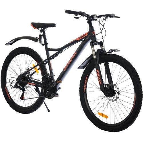Велосипед SPARK ECLIPSE (колеса &ndash; 26, сталева рама &ndash; 15) чорний 000239236 фото