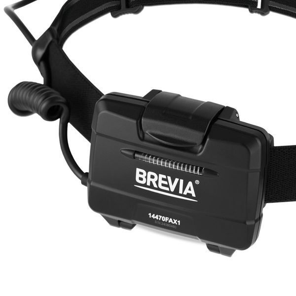 Ліхтар налобний Brevia 470Lm, 3xAA, IP64, заднє світло 14470FAX1 фото