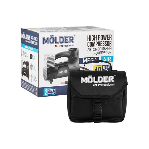 Компресор автомобільний Molder 12В, 10 Атм, 40 л/хв MA25120 MA25120 фото