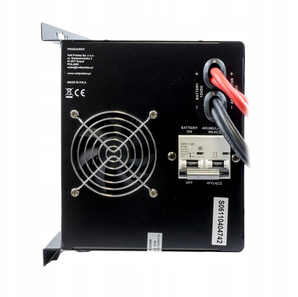 Комплект Volt Polska SINUS PRO 2400 W 12/230V 1600/2400W + Акумулятор VOLT AGM VRLA 140Ah 12V 3SP240012W+6AKUXAG140 фото