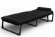 Розкладне ліжко (розкладачка) з матрацом і подушкою LEOBRO Black (LB-FB-A1-BLK) LB-FB-A1-BLK фото 3