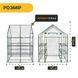 Стелаж-теплиця LEOBRO 143x143x195 см на 8 полиць (LB-G123) LB-G123 фото 2
