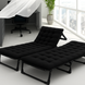 Розкладне ліжко (розкладачка) з матрацом і подушкою LEOBRO Black (LB-FB-A1-BLK) LB-FB-A1-BLK фото 2