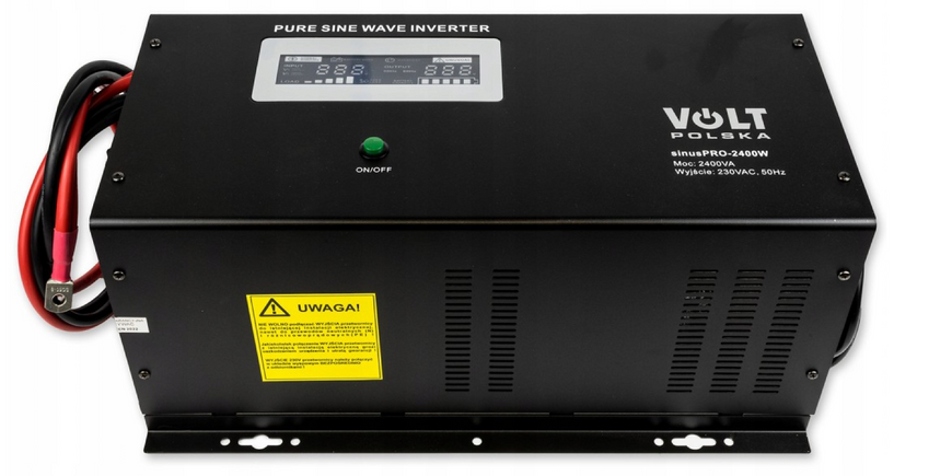 Комплект Volt Polska SINUS PRO 2400 W 12/230V 1600/2400W + Акумулятор VOLT AGM VRLA 140Ah 12V 3SP240012W+6AKUXAG140 фото
