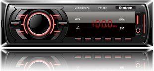 Автомагнитола FANTOM FP-303 Black/Red FP-303 Black/Red фото