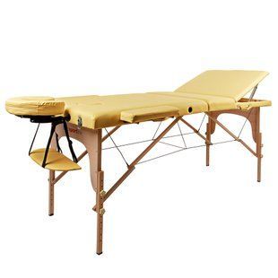 Масажний стіл inSPORTline Japane 3-Piece Wooden - золотистий 9408-3 фото