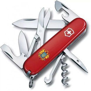 Складаний ніж Victorinox CLIMBER UKRAINE Великий Герб України 1.3703_T0400u 1.3703_T0400u фото