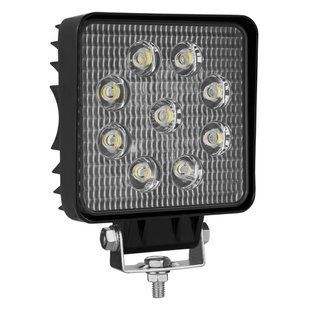 Фара світлодіодна Brevia Epistar Flood 10-30V, 27W (9x3W), 1980Lm, 1шт 10642QFX1 фото