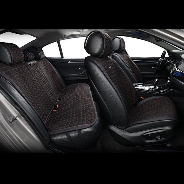 Комплект преміум накидок для сидінь BELTEX Monte Carlo, black-red BX81110 фото