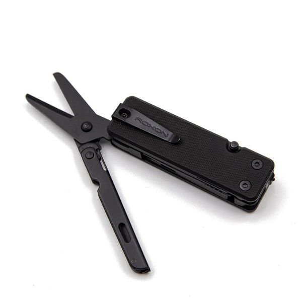 Міні мультитул Roxon KS2E Noir, чорне лезо, чорний KS2ENoir фото