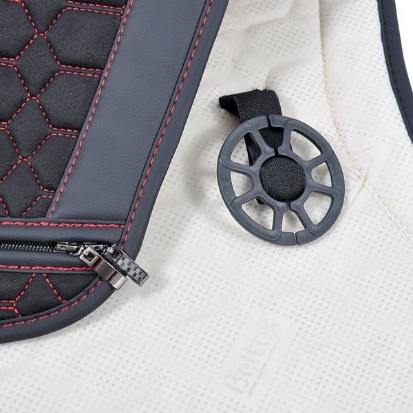 Комплект преміум накидок для сидінь BELTEX Monte Carlo, black-red BX81110 фото