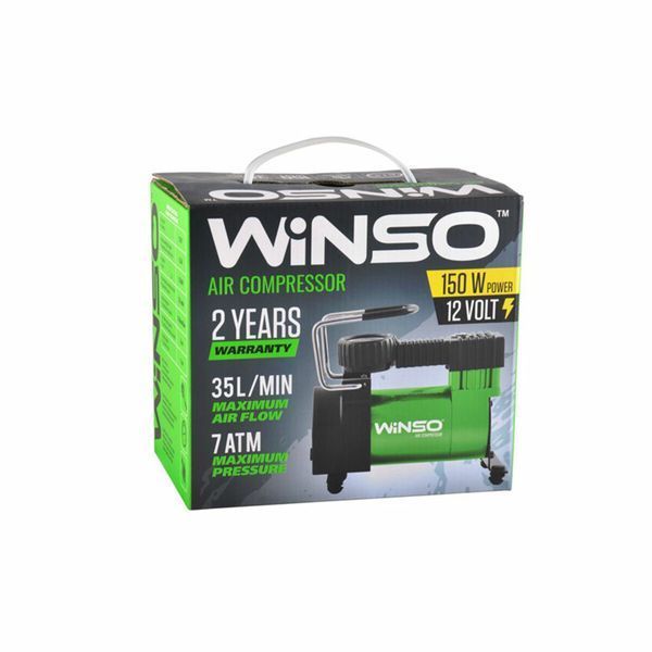 Компресор автомобільний Winso 7 Атм 35 л/хв 150 Вт 121000 фото