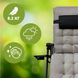 Розкладне крісло шезлонг LEOBRO Zero Gravity Premium Plus Grey (LB-ZGC-K2-GRY) LB-ZGC-K2-GRY фото 4