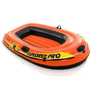 Човен надувний Intex Explorer Pro 100 160 x 94 x 29 см, помаранчевий INT-58355 фото