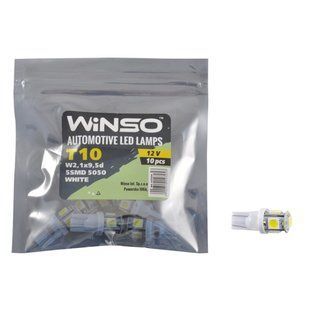 Автолампа Winso LED 12V SMD T10 W2.1x9.5d, 10шт 127250 127250 фото