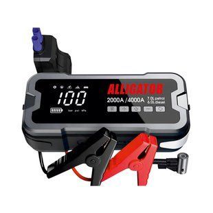 Бустер (пусковий пристрій) Alligator Jump Starter 2000A/4000A 24000mAh з компресором 10Bar JS850 фото