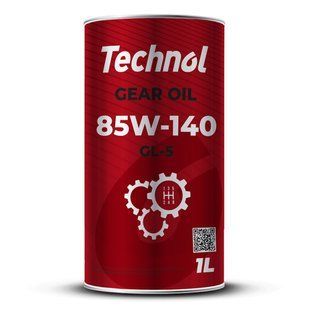 Трансмісійне масло Technol Gear Oil 85W-140 GL5 1л TL90663 фото
