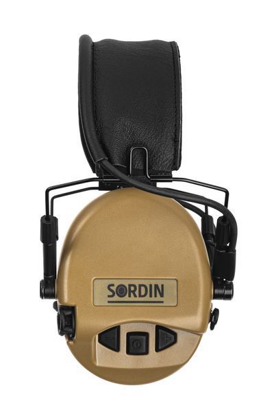 Навушники для стрільби Sordin Supreme Mil AUX Slim HB Sand (74308-05-S) 6008839 фото