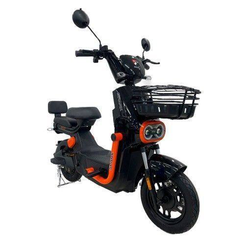 Велосипед з електромотором SPARK TOUR 14&raquo; 60V/500W/20Ah Чорний з помаранчевим 000227069 фото