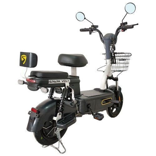 Велосипед з електродвигуном SPARK VOLT 14 48V/400W/12Ah Чорний 000227054 фото