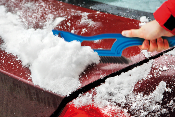 Шкребок та щітка 2 в 1 для автомобіля Prosperplast ICE CAR 1, колір зелений 5905197190402_2 фото