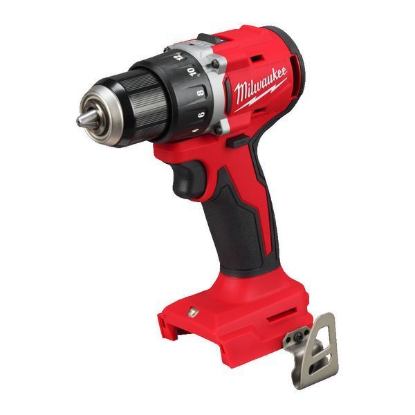 Дриль-шуруповерт акумуляторний безщітковий MILWAUKEE, M18 BLDDRC-0X, 60,5Нм (каркас, кліпса для ременя, HDкейс) 4933492832 фото