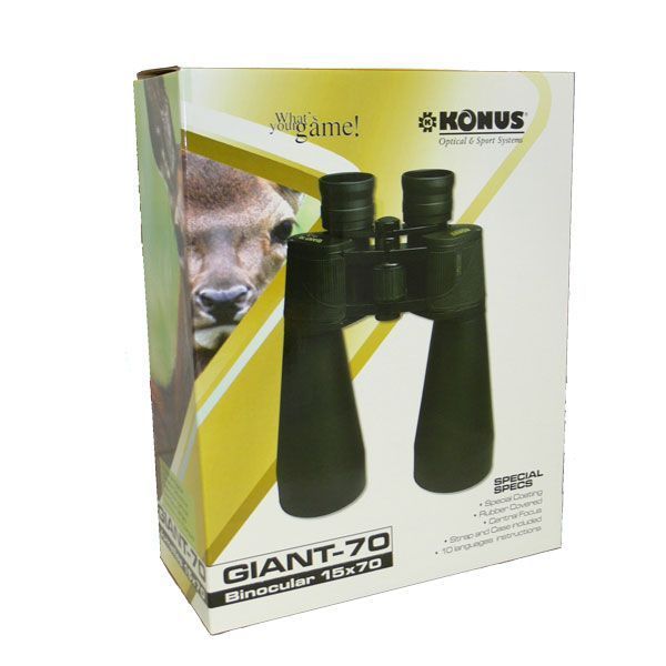 Бінокль KONUS GIANT-70 15x70 + Безкоштовна доставка 2111 фото