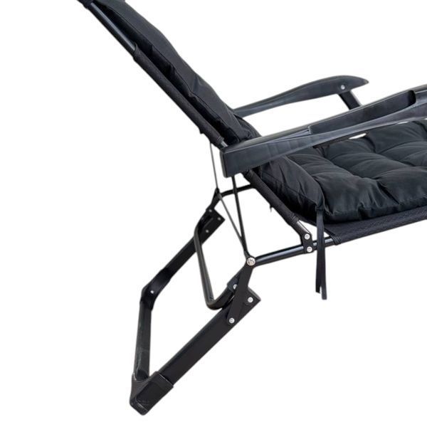 Крісло-ліжко трансформер LEOBRO Чорне (HT-148G1+ BLACK) HT-148G1+ BLACK фото