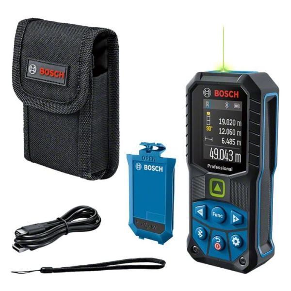 Лазерний далекомір Bosch GLM 50-27 CG Professional + BA 3.7V 1.0Ah A та USB-C (Безкоштовна доставка) 0601072U01 фото