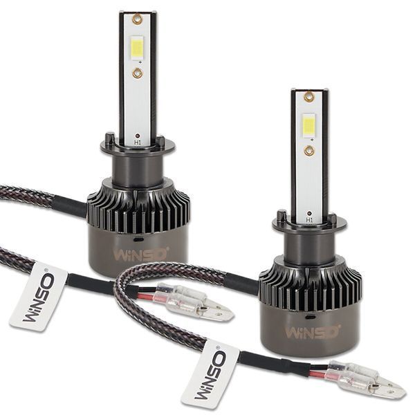 Автолампа Winso LED H1 12/24V 50Вт 5000Лм 6500K CSP3570 2шт 794100 фото