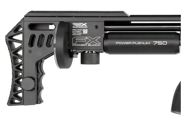Пневматическая редукторная винтовка FX Airgun M4 STD Black .177 кал 1004149 фото