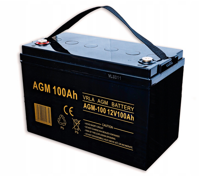 Комплект Volt Polska SINUS PRO 800 W 12/230V 500/800W + Акумулятор VOLT AGM VRLA 100Ah 12V 3SP098012W+6AKUXAG100 фото
