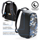 Рюкзак антизлодій міський XD Design Bobby Compact 14 , Camouflage Blue (P705.655) P705.655 фото 8