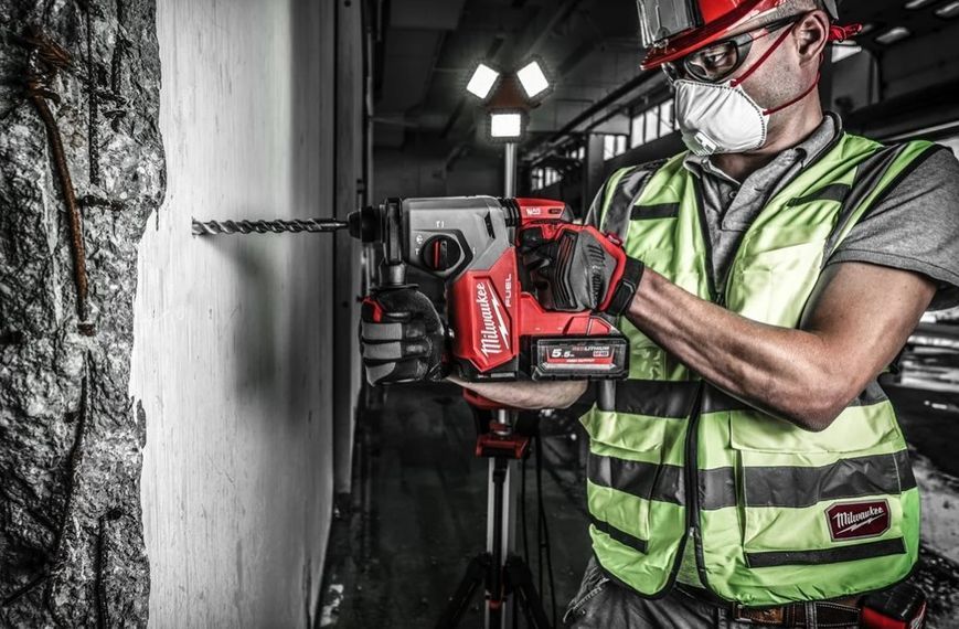Перфоратор акумуляторний безщітковий SDS PLUS Milwaukee M18 FH-0X FUEL 4933478500 фото