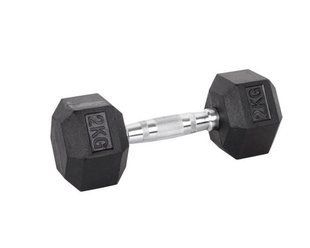 Гантель шестигранна inSPORTline Hexsteel 2 кг 29837 фото