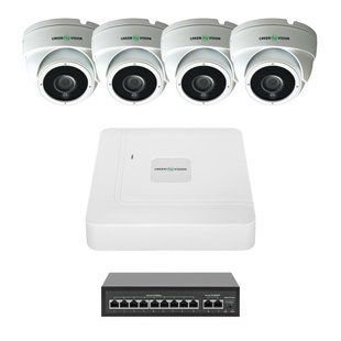 Комплект відеоспостереження на 4 камери GV-IP-K-W99/4 4MP LP39049 фото