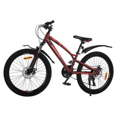 Велосипед SPARK SURF (колеса - 24, сталева рама - 12) бордовий 000239215 фото