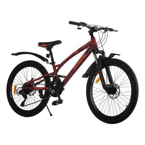 Велосипед SPARK SURF (колеса - 24, сталева рама - 12) бордовий 000239215 фото