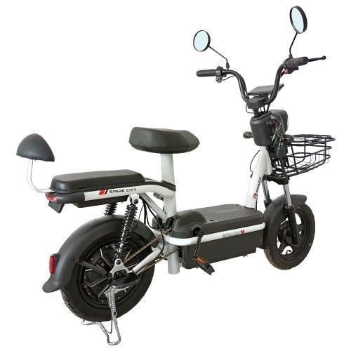 Велосипед з електродвигуном SPARK CITY 14 48V/500W/20Ah Чорний 000227058 фото