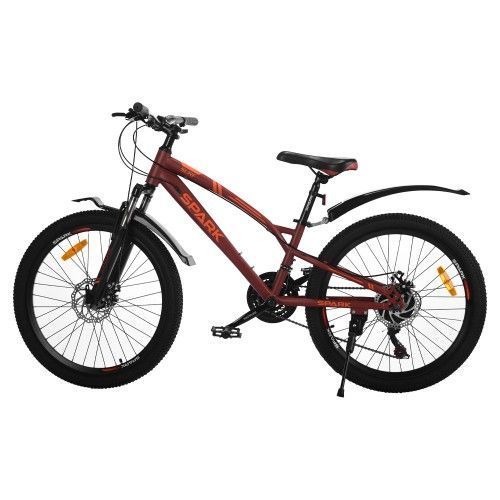 Велосипед SPARK SURF (колеса - 24, сталева рама - 12) бордовий 000239215 фото