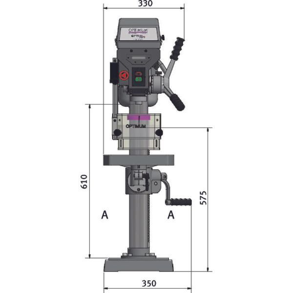 Свердлильний верстат по металу OPTIdrill D 23Pro (380 В) 3003020 фото