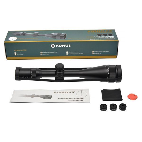Оптичний приціл KONUS CX 6-18x50 30/30 AO + Безкоштовна доставка 7227 фото