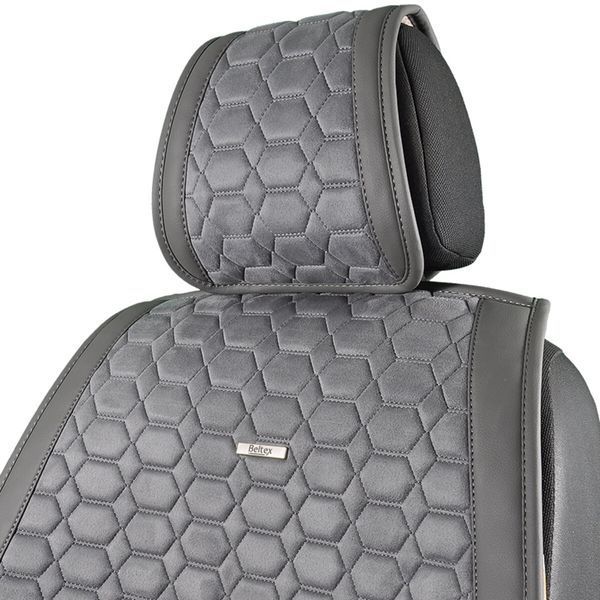 Комплект преміум накидок для сидінь BELTEX Monte Carlo, grey BX81200 фото