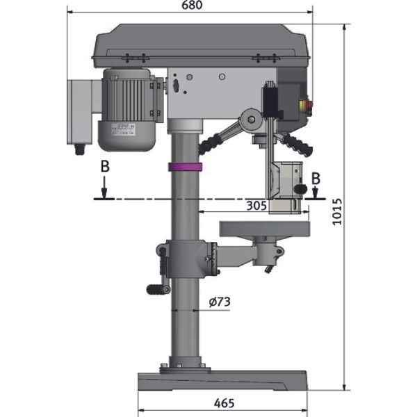Свердлильний верстат по металу OPTIdrill D 23Pro (380 В) 3003020 фото